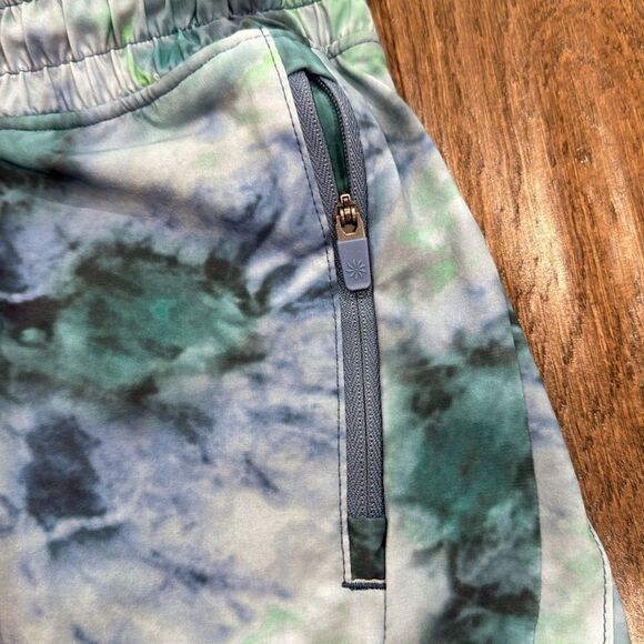 Athlete 3” short. Sz XL. Blue tyedye. - Picture 3 of 4